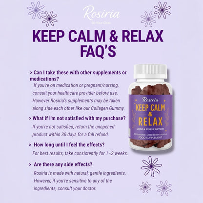 Rosiria – Keep Calm & Relax Gummies