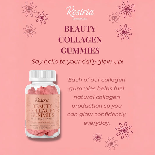Rosiria Beauty Collagen Gummies – Skin, Hair & Nails Support